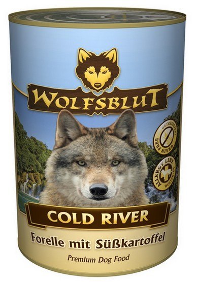 Wolfsblut Cold River pstrąg adult 395 g