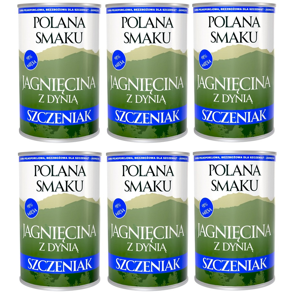 Polana Smaku jagnięcina junior 400 g × 6