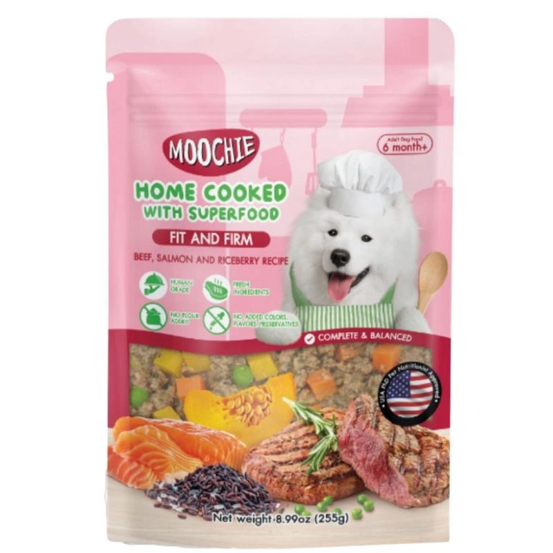 Moochie Home Cooked wołowina, łosoś adult 255 g
