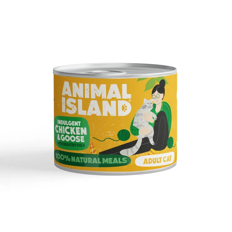 Animal Island kurczak, gęś adult 200 g