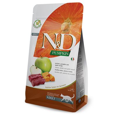 Farmina N&D Pumpkin dziczyzna z dynią i jabłkiem adult 5 kg × 2