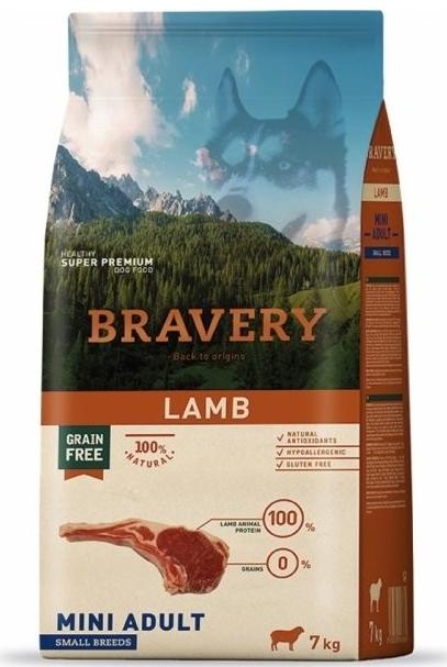 Bravery jagnięcina adult małe rasy 2 kg