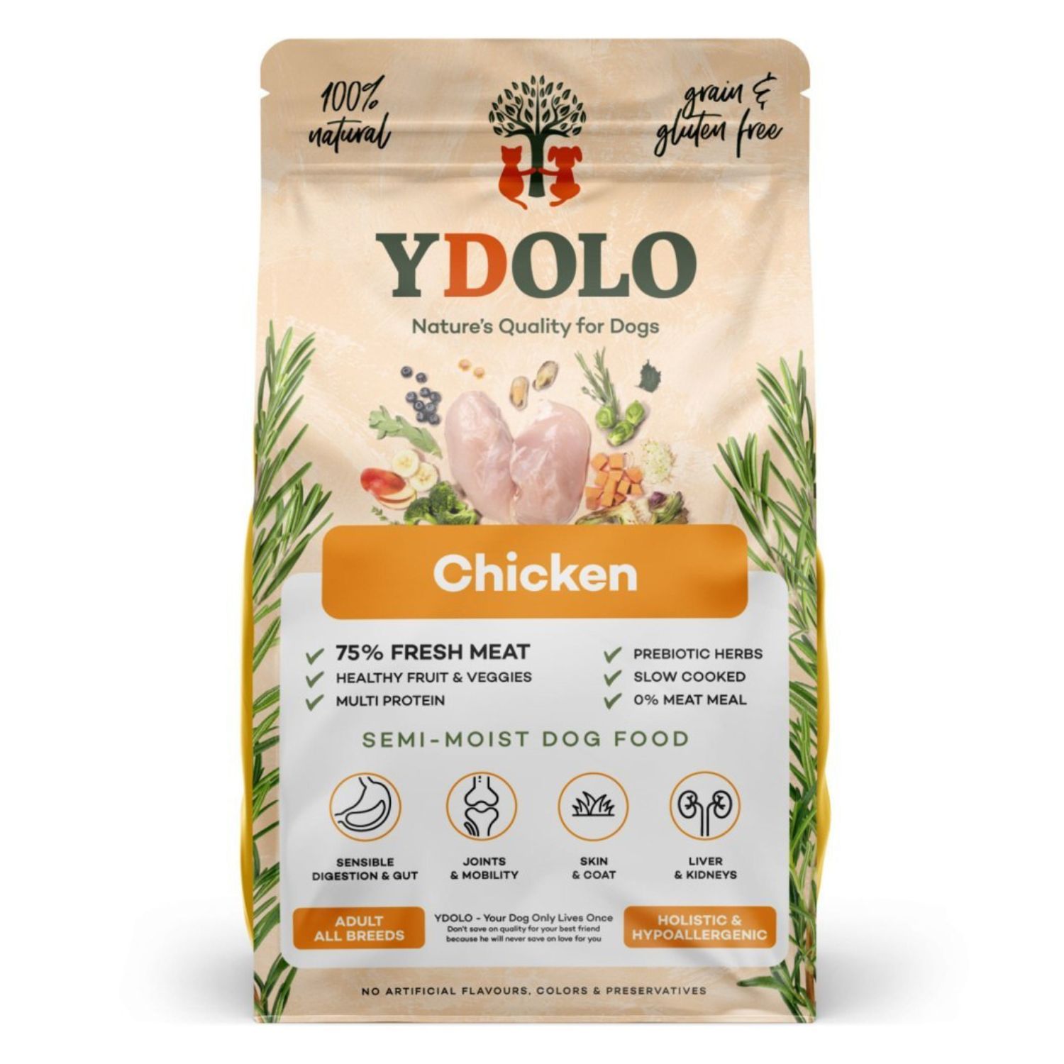 Ydolo kurczak, ryby adult 10 kg