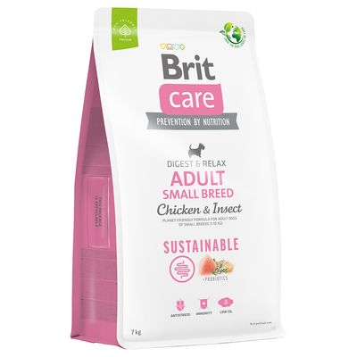 Brit Care kurczak, owady adult małe rasy 7 kg × 2
