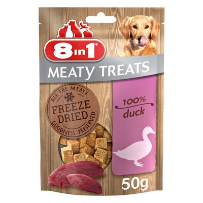 8in1 Meaty Treats drób, kaczka adult 50 g × 2