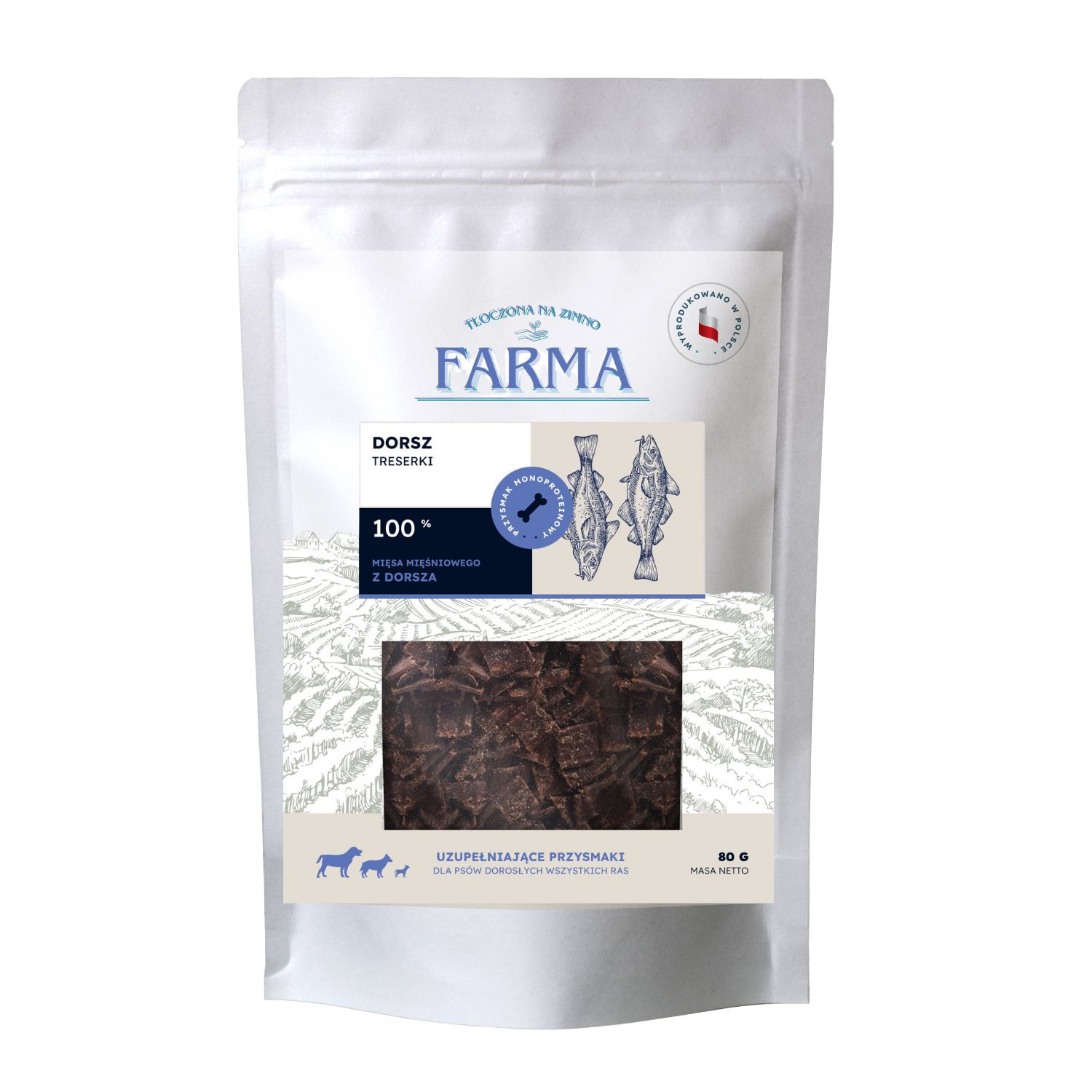 Farma Trenerki dorsz 80 g