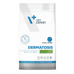 VetExpert 4T Vet. Diet Dermatosis królik adult małe rasy 8 kg