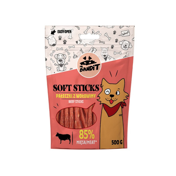 Mr. Bandit Soft Sticks wołowina 500 g