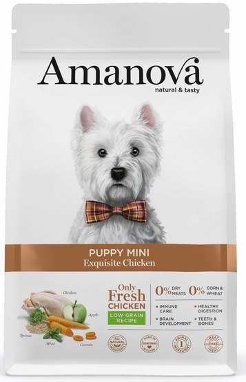 Amanova Puppy Mini Exquisite kurczak junior małe rasy 2 kg