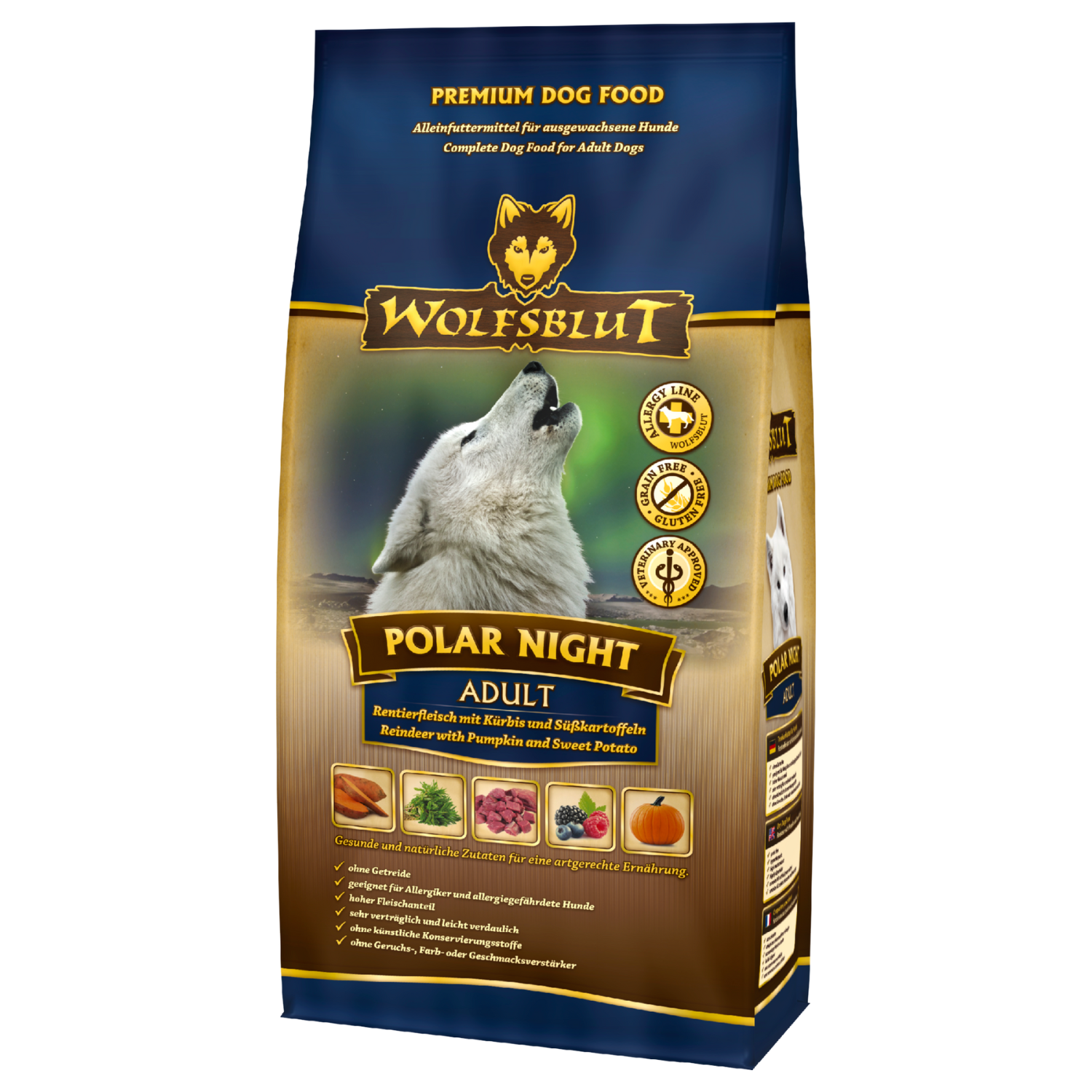 Wolfsblut Polar Night renifer adult 2 kg