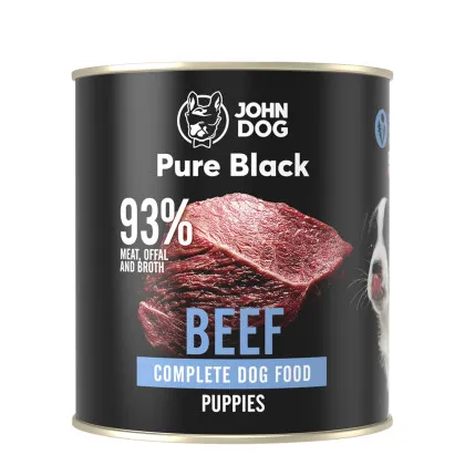 John Dog Pure Black wołowina junior 800 g