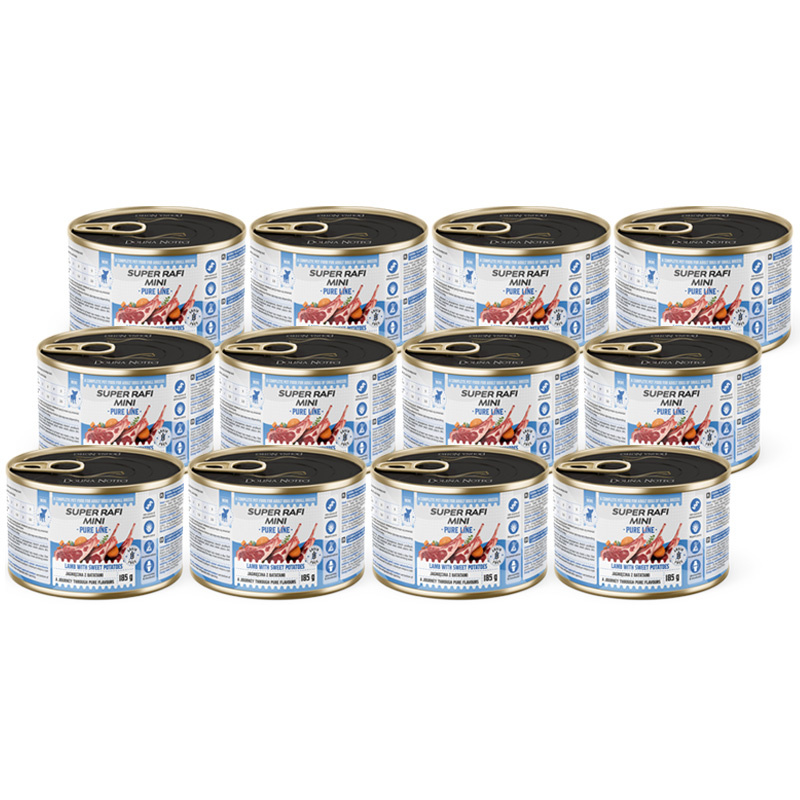 Rafi Pure Line jagnięcina adult małe rasy 185 g × 12