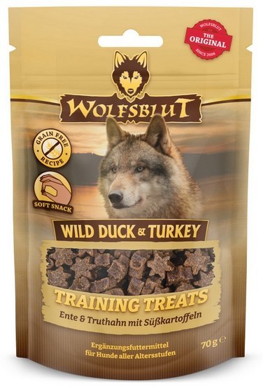 Wolfsblut Training Treats indyk, kaczka 70 g