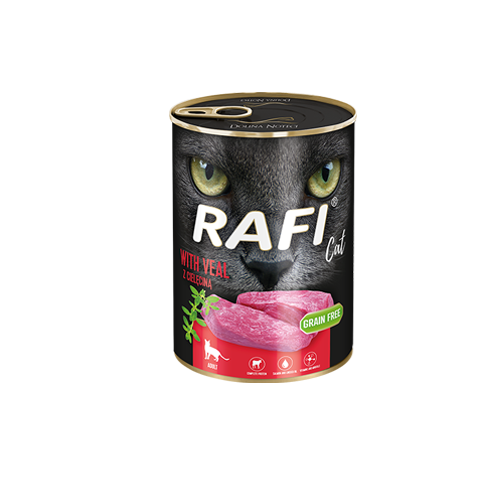 Rafi Cat cielęcina pasztet adult 400 g × 12