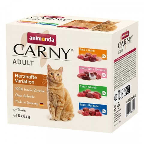 Animonda Carny mix smaków adult 85 g × 8
