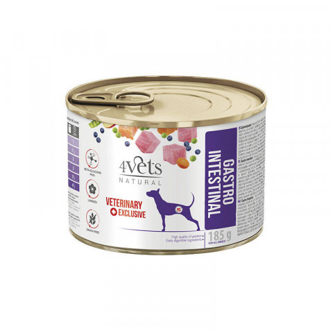 4Vets Natural Gastro Intestinal indyk, łosoś 185 g