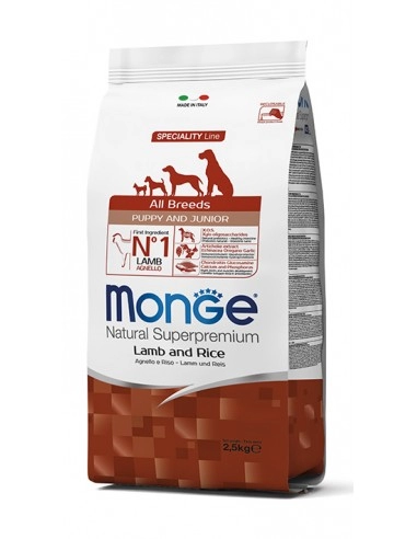 Monge All Breed jagnięcina z ryżem puppy 12 kg