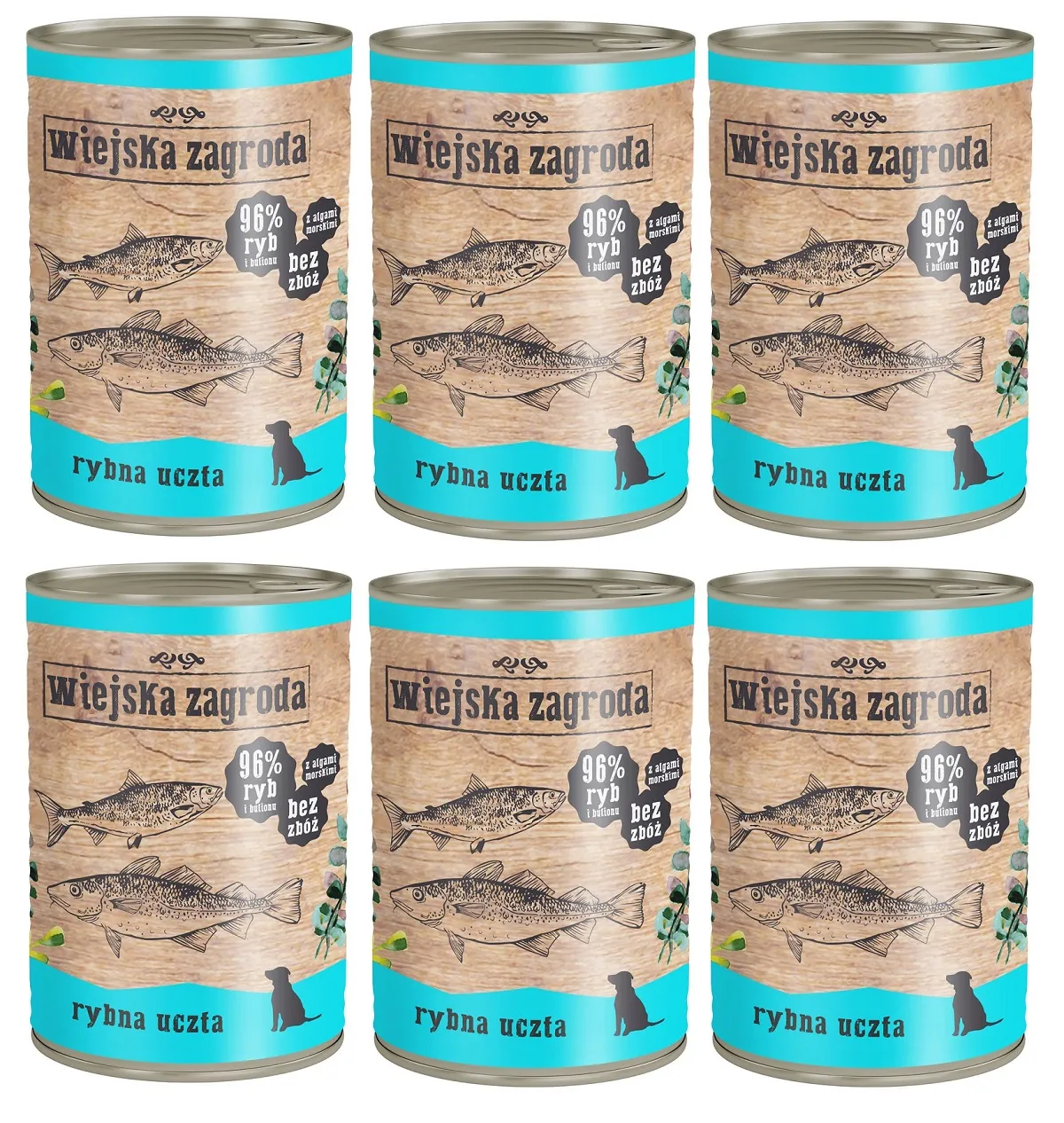Wiejska Zagroda Rybna Uczta ryba 400 g × 6