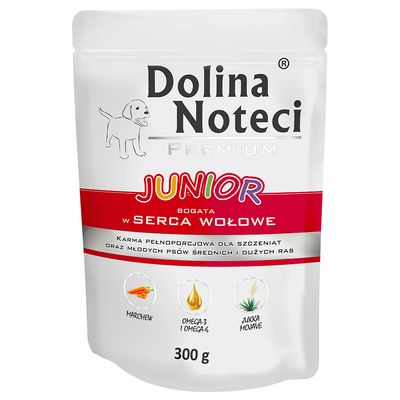 Dolina Noteci Junior cielęcina, wołowina junior 300 g × 20