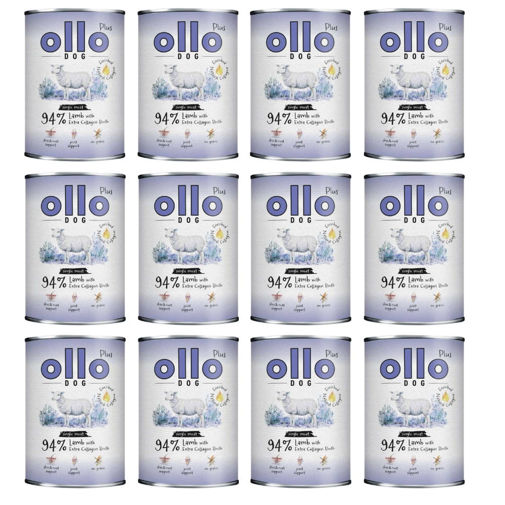 Ollo Plus Kolagen jagnięcina 400 g × 12