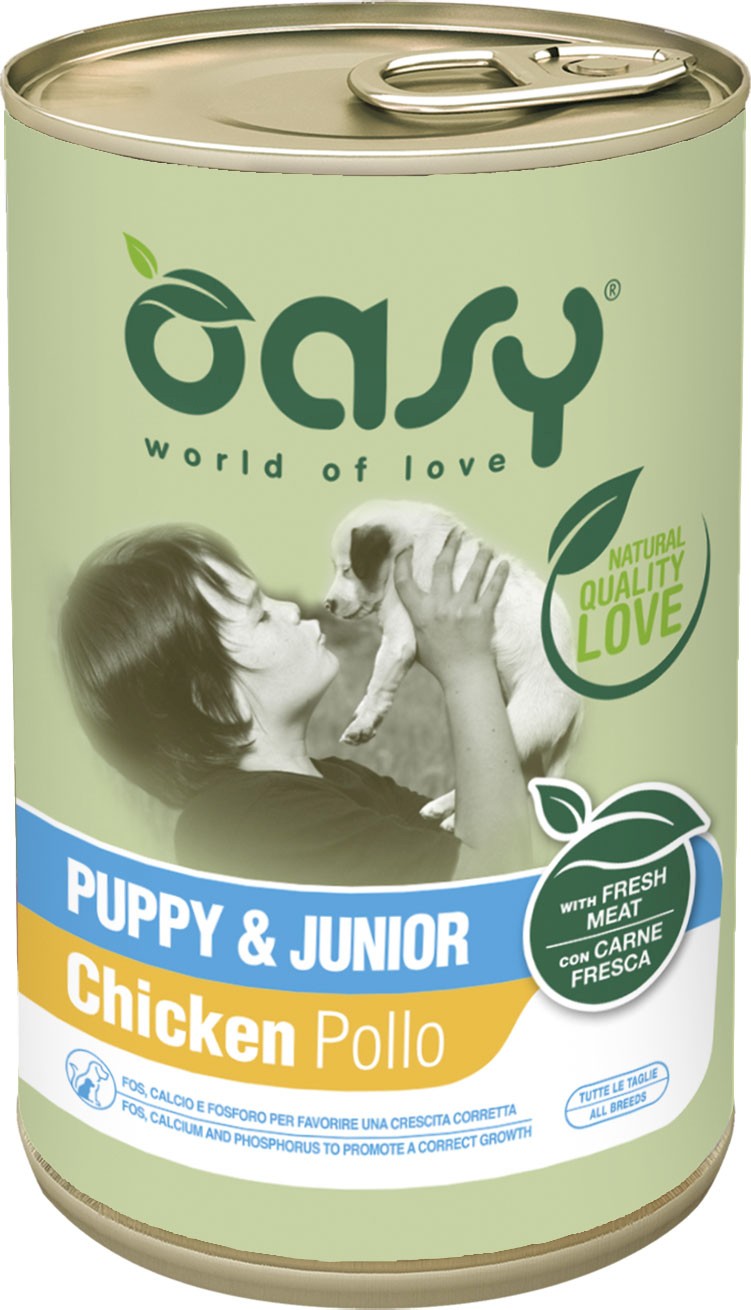 Oasy Lifestage kurczak junior 400 g