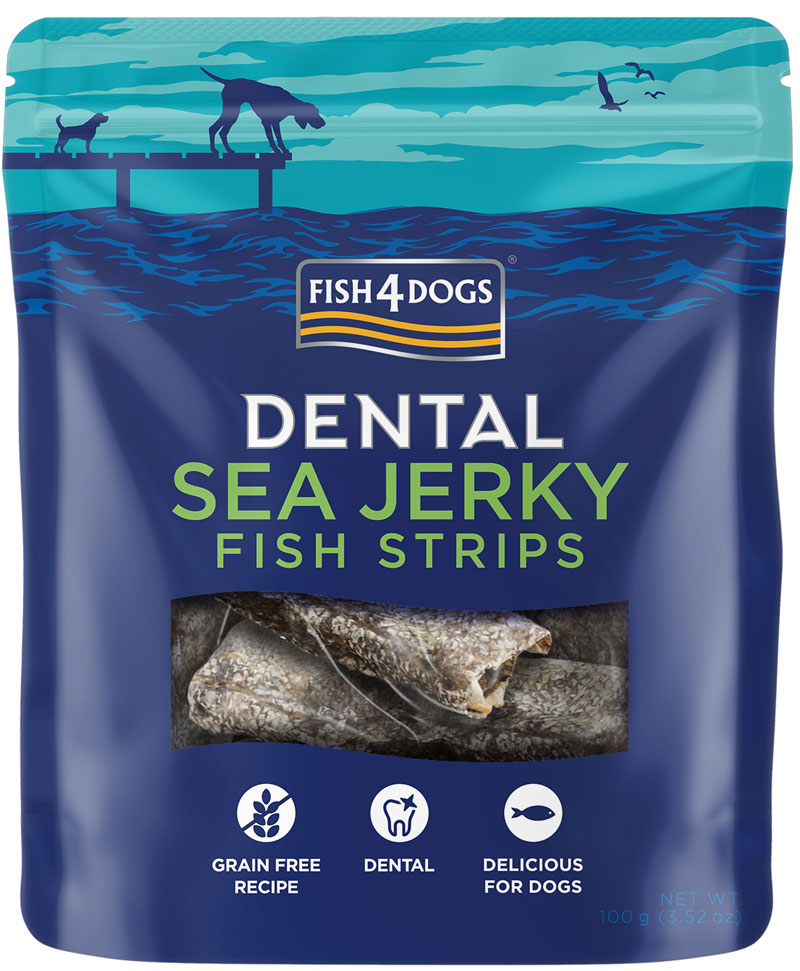 Fish4Dogs Sea Jerky ryba duże rasy 100 g