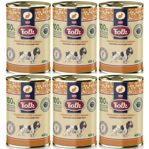 Folk Staropolska uczta królik 400 g × 6