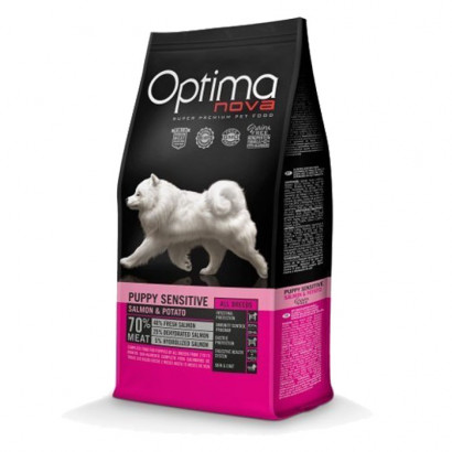 Optimanova Puppy Sensitive łosoś puppy 2 kg