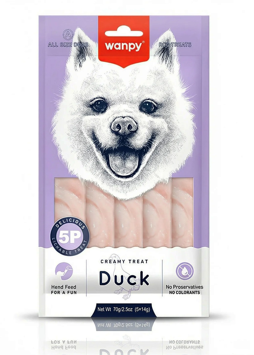 Wanpy Creamy Treat kaczka 70 g