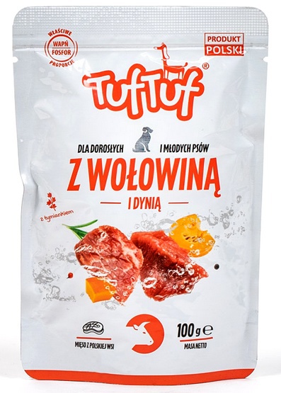 Tuf Tuf wołowina z dynią i ziemniakiem 100 g