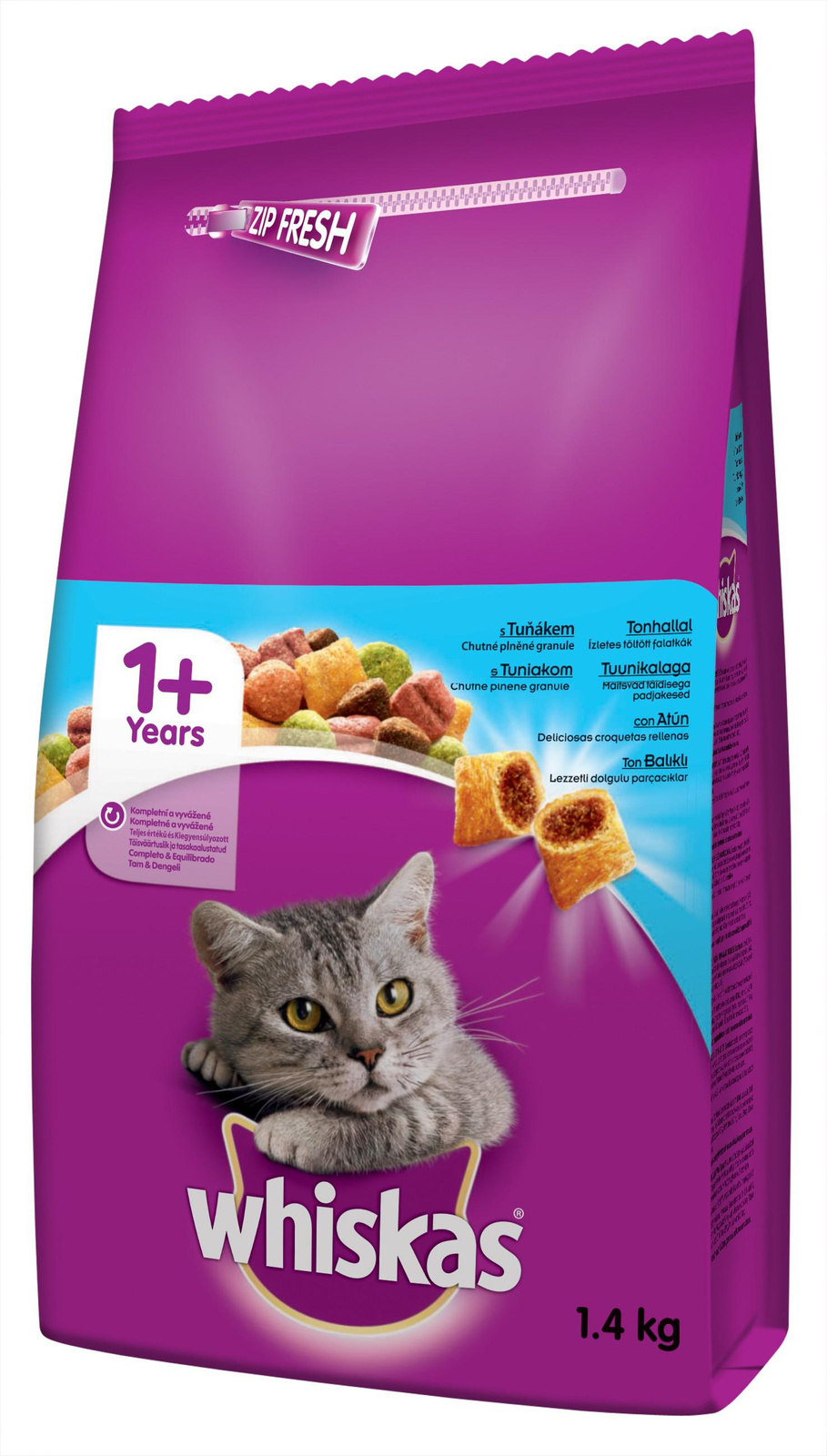 Whiskas tuńczyk adult 1,4 kg