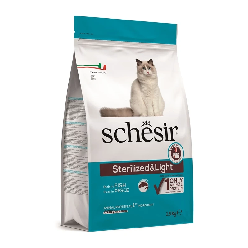 Schesir Original Sterilised ryby adult 1,5 kg