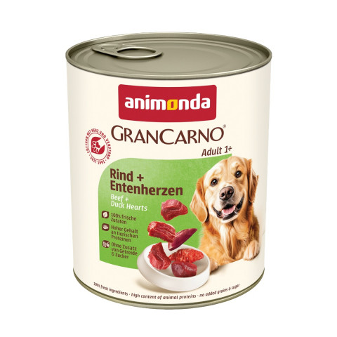 Animonda GranCarno kaczka, wołowina adult 800 g