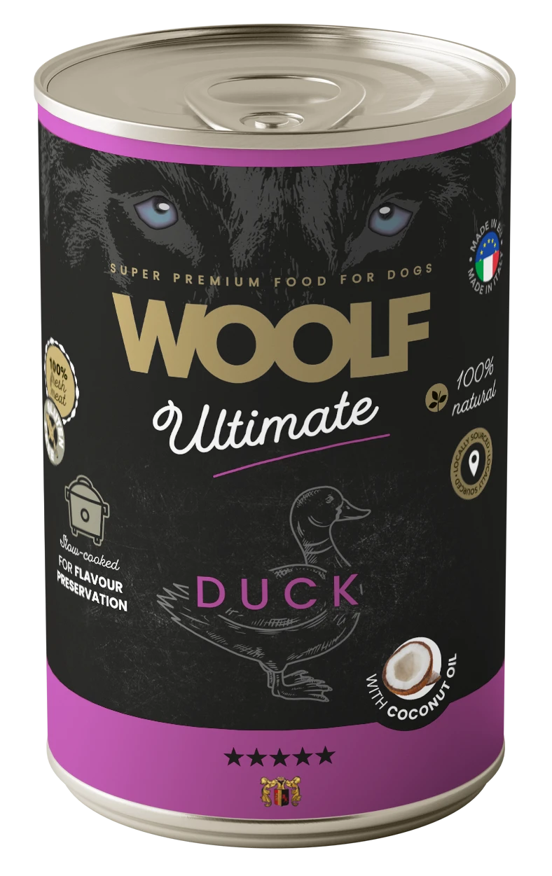 Woolf Ultimate kaczka adult 400 g