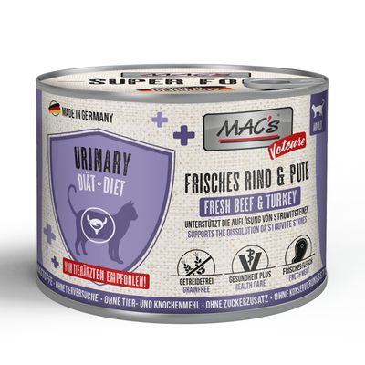 MAC's Vetcare Urinary indyk, wołowina adult 200 g × 24