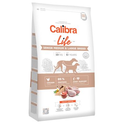 Calibra Dog Life kurczak senior średnie rasy, duże rasy 12 kg