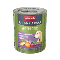 Animonda GranCarno Superfoods jagnięcina, łosoś adult 800 g