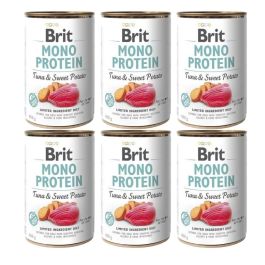 Brit Mono Protein tuńczyk z batatem 400 g × 6