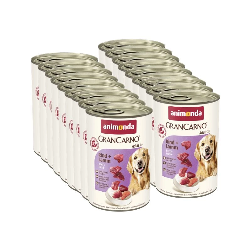 Animonda GranCarno jagnięcina, wołowina adult 400 g × 18