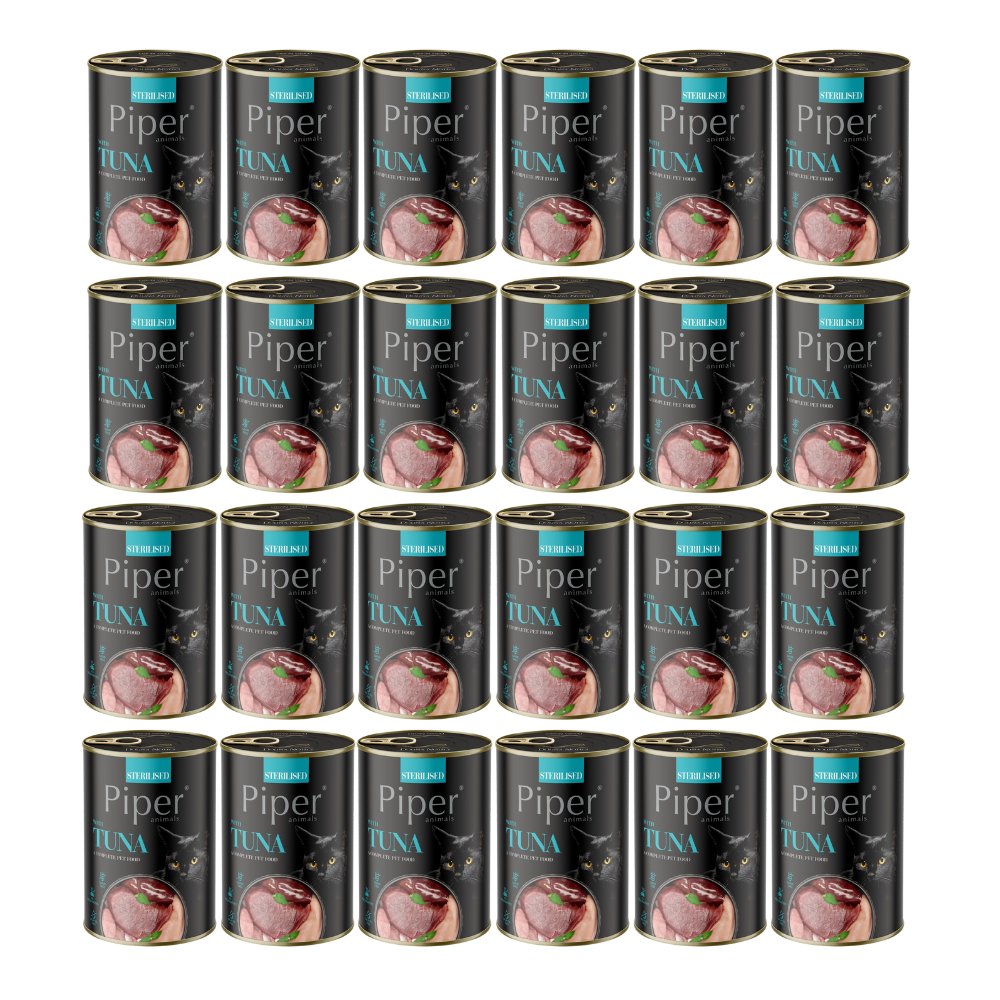 Dolina Noteci Piper Sterilised tuńczyk adult 400 g × 24