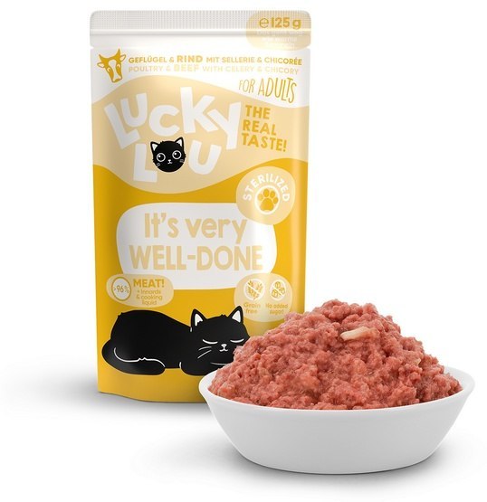 Lucky Lou Lifestage drób, wołowina 125 g
