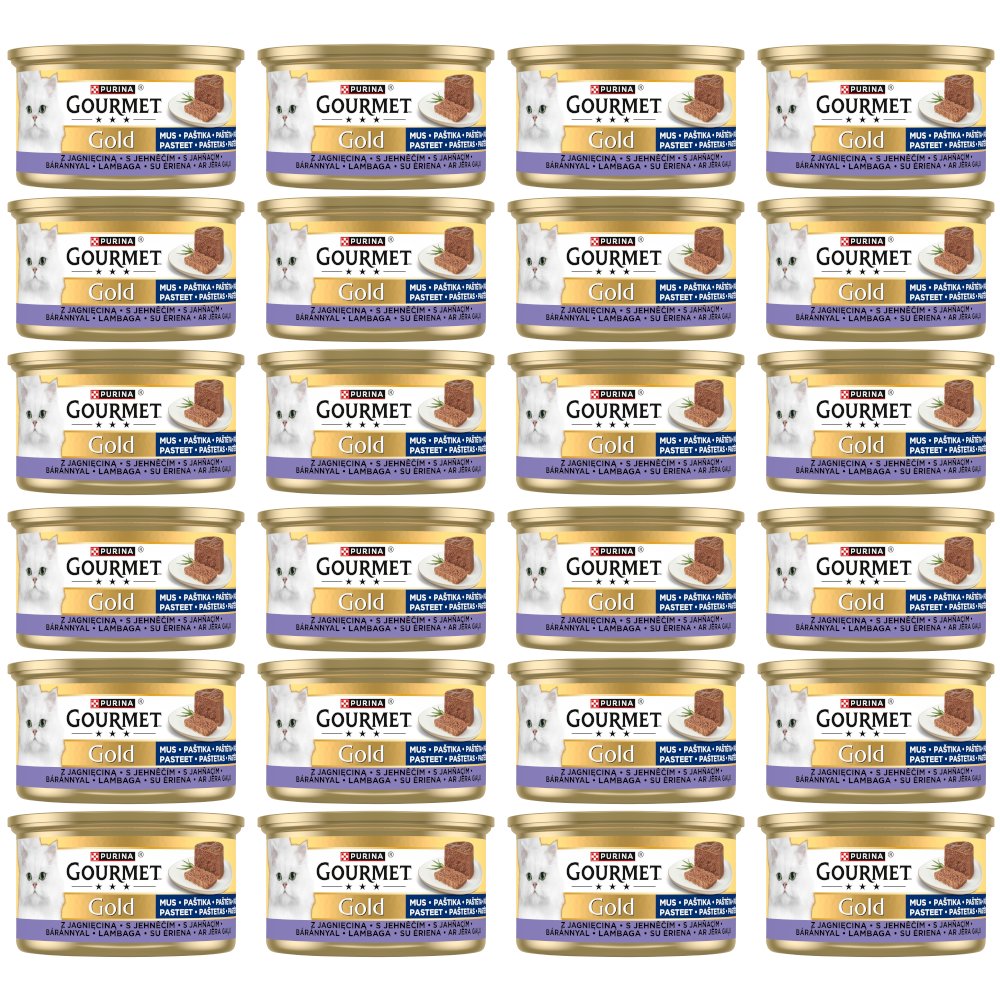 Purina Gourmet Gold jagnięcina pasztet adult 85 g × 24