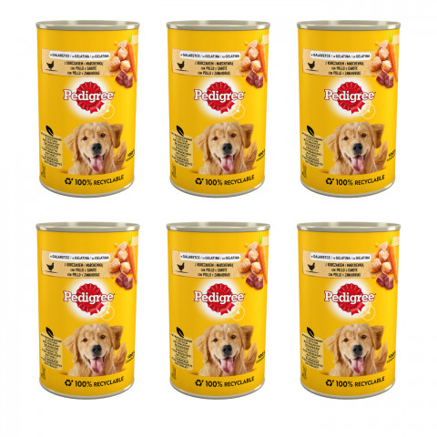 Pedigree kurczak adult 400 g × 6