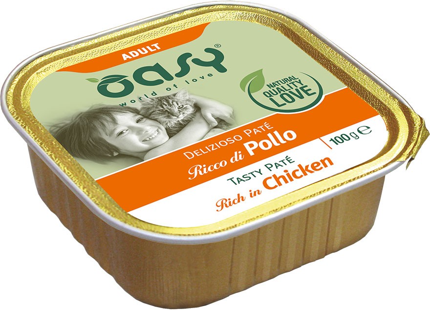 Oasy Delizioso Paté kurczak pasztet adult 100 g