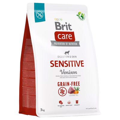 Brit Care Dog Grain-free Sensitive dziczyzna adult 3 kg × 2