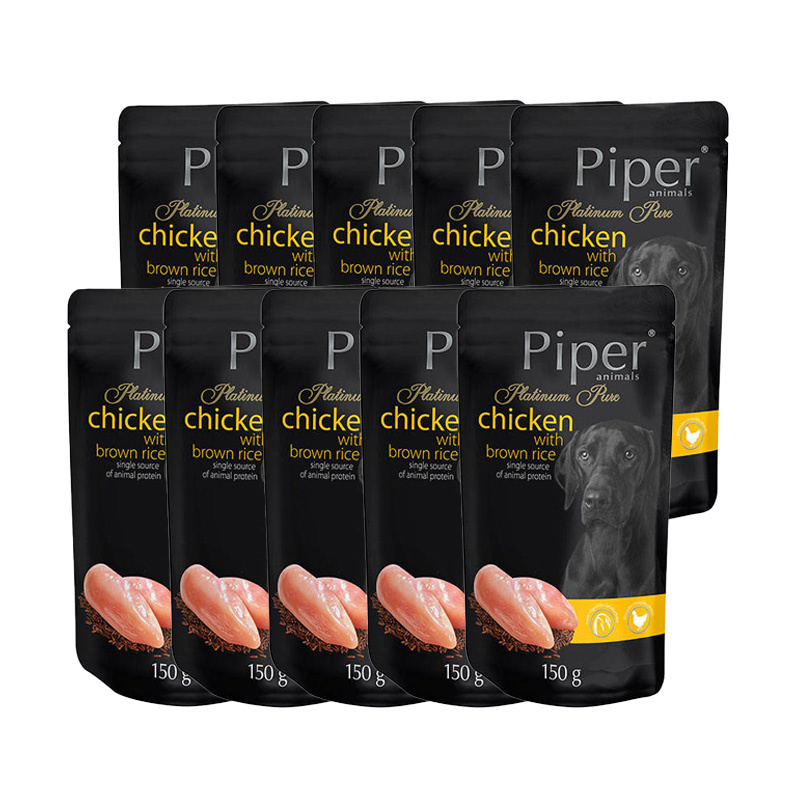 Piper Platinum Pure kurczak 150 g × 10