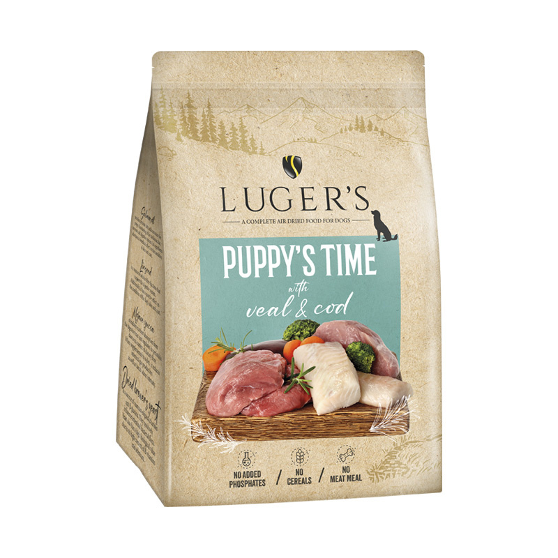 Luger's Puppy's Time cielęcina, dorsz puppy 3 kg