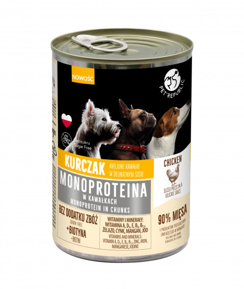 PetRepublic Monoproteina kurczak 400 g