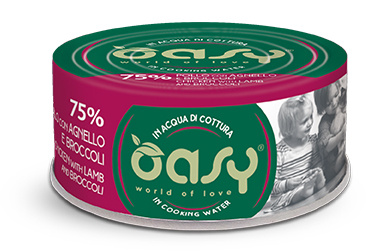 Oasy More Love jagnięcina, kurczak z brokułami w bulionie adult 70 g