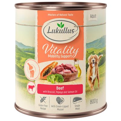Lukullus Vitality cielęcina, wołowina 800 g × 6